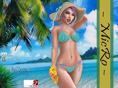 Second Life Marketplace - - MicRo - Bikini Azure
