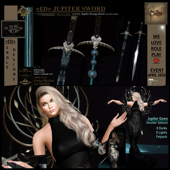 Second Life Marketplace - =ED= JUPITER SWORD v1.5 - [UM-2H] - Unity Maxim