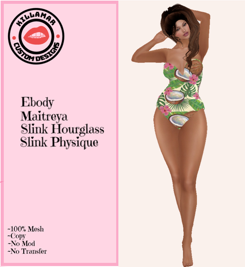 *KCD* Island One Piece Swim Suit
