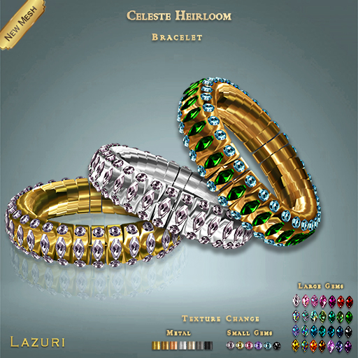 Lazuri Celeste Heirloom Bracelets MESH