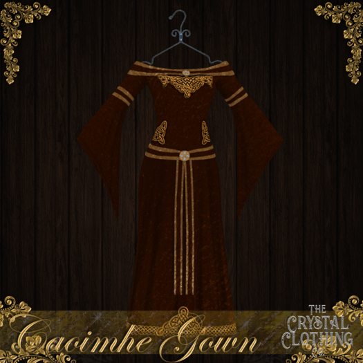 [CC Co.] Caoimhe - Gown - Chocolate