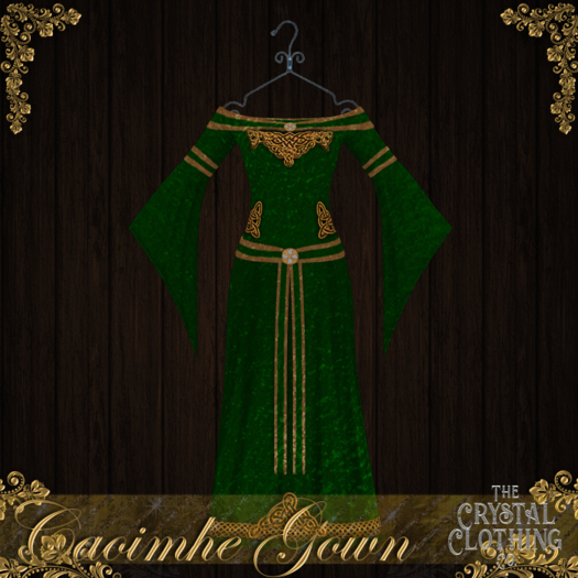[CC Co.] Caoimhe - Gown - Emerald