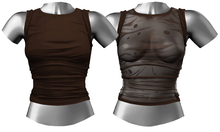 RIOT / Tori Rolled-Sleeve Tee - Cocoa | Maitreya / Belleza / Slink / Legacy