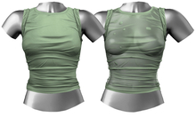 RIOT / Tori Rolled-Sleeve Tee - Moss | Maitreya / Belleza / Slink / Legacy