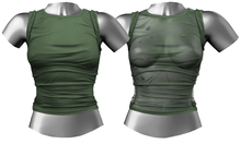 RIOT / Tori Rolled-Sleeve Tee - Olive | Maitreya / Belleza / Slink / Legacy