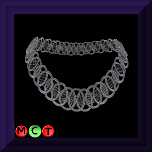 Wrapped Ring Silver Necklace