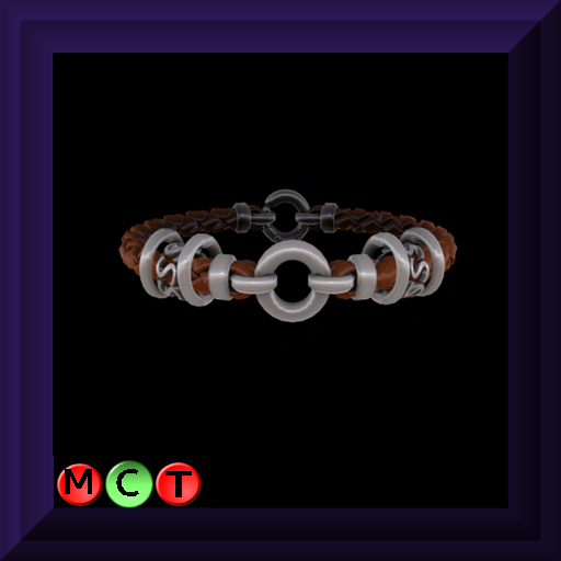 Brown Leather Braided Bracelet