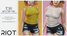 RIOT / Tori Rolled-Sleeve Tee - Fatpack | Maitreya / Belleza / Slink / Legacy