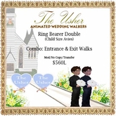 Wedding Walk For Two Ring Bearer's (Child) - Entrance AND Exit Walk