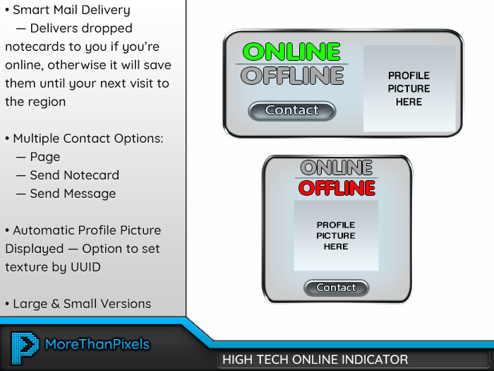 MoreThanPixels: High Tech Online Indicator