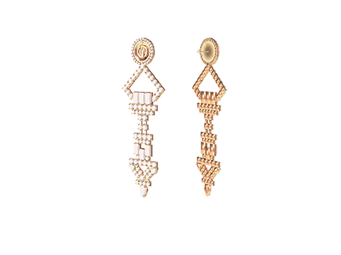 MINIMAL - Tysa Earrings Gold