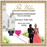 Groomsmen And Bridesmaid Wedding Walk (Flowers Held High) - Entrance Walk