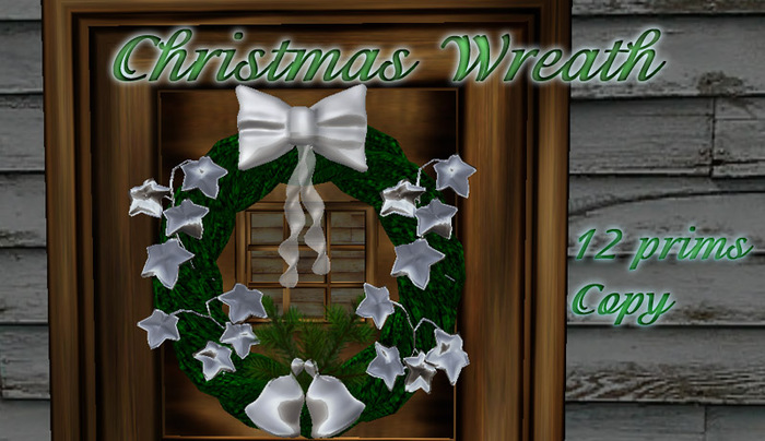 CHRISTMAS WREATH SCULPTED