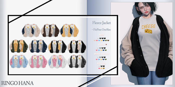 .:RINGO HANA:. - Fleece Jacket FATPACK [ADD]