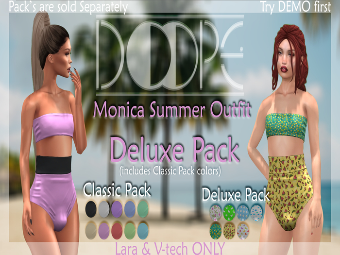 Doope Monica Summer Outfit - Deluxe Pack