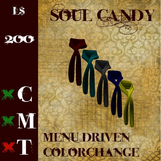 Soul Candy Crossed Scarf - Colorchange (Boxed) *SALE PRICE*