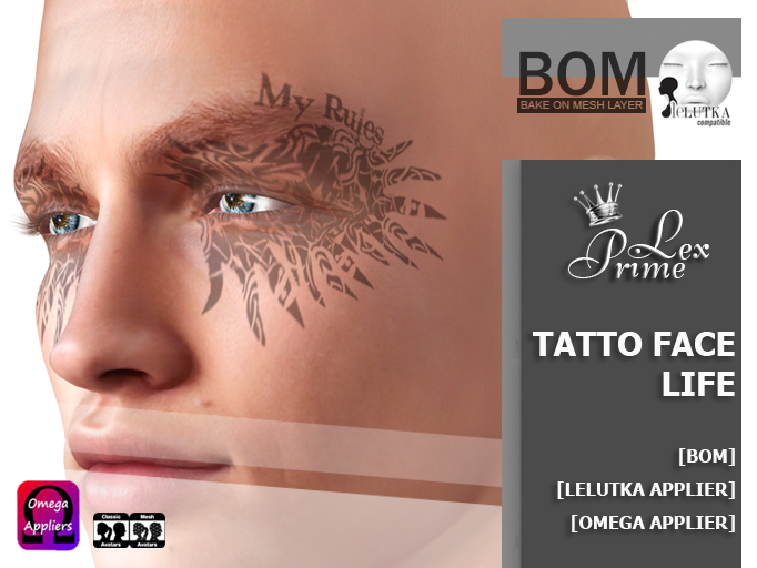 ♕ Lex Prime - Tattoo Face Life Unpacker Demo