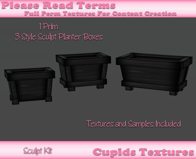 *Cupids* 3D Sculpt 3 Planters Kit