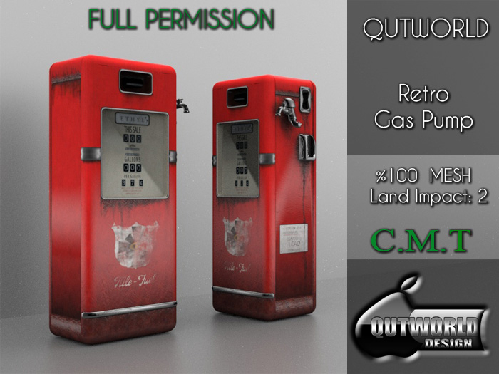 .::QUTWORLD Retro Gas Pump::.FP Unpack (ADD)