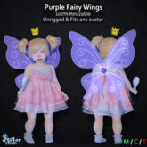 [Jester Inc.] Purple Fairy Wings! - Add to Unpack