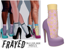Frayed - Tallulah Heels - Lilac