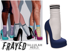 Frayed - Tallulah Heels - Blue