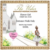 Flower Girl Adult Wedding Walk - Entrance Walk