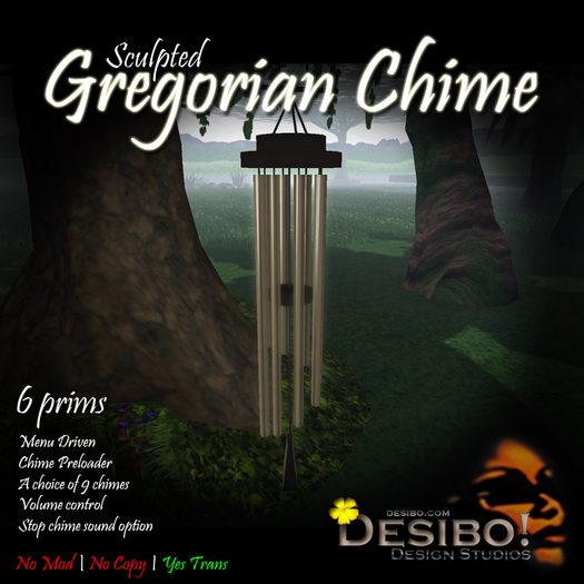 Large Desibo! Gregorian Windchime - Brandy
