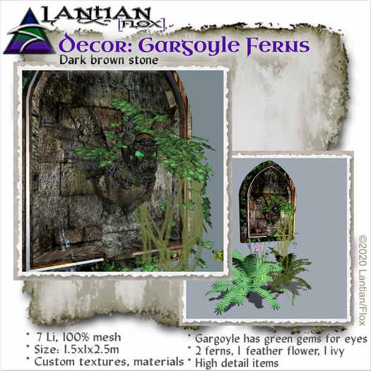 ~L/Fx~Gargoyle with Ferns MCtbox