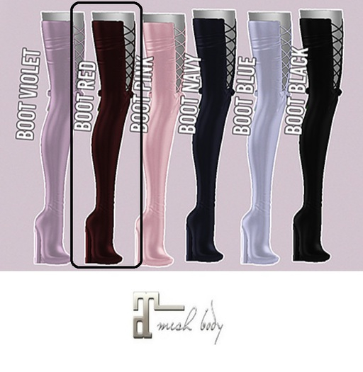 Foxes - Victoria - Boots - red