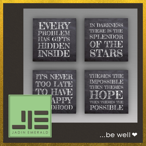 JE. Wisdom Word Art (Signs of Hope) - C/M (Wear to Unpack)