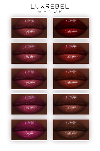 LUXREBEL '' PLASTIC DOLL'' LIPSTICK / DARK (GENUS)