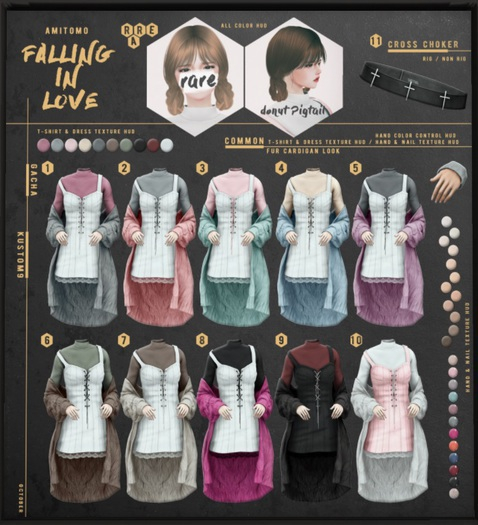 AMITOMO / Falling In Love GACHA / M / 3