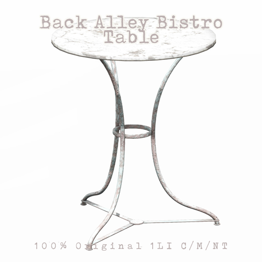 Back Alley Bistro Set - Table