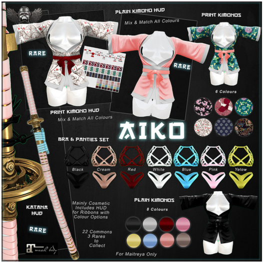 [The Forge] Aiko Kimono, Red