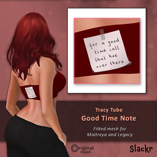 -Slackr - Tracy Tube {Good Time Note}
