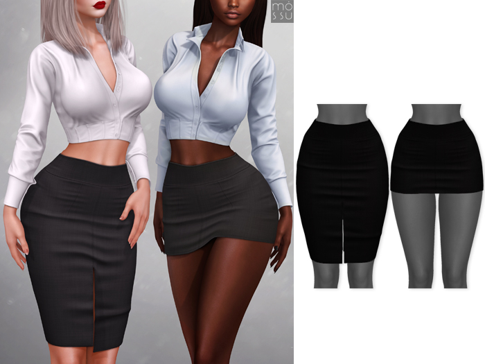 Mossu - Rita Skirt - Black