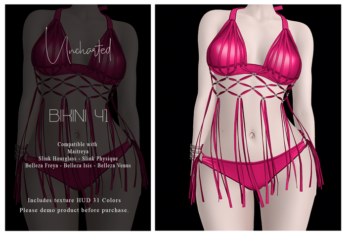 Uncharted - (41) Bikini HUD 31 Colors