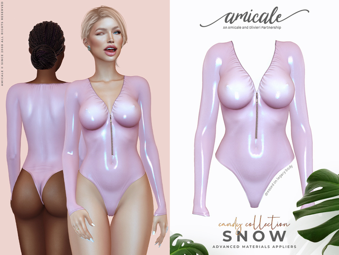 Snow Bodysuit CC ➔ ROSA *materials | bom | rlv*