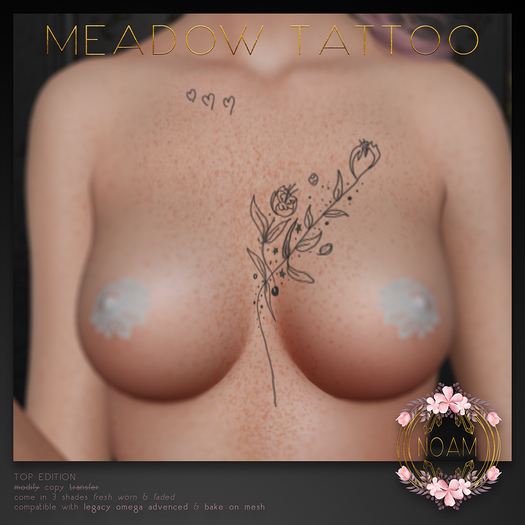 NOAM // meadow tattoo (top edition)