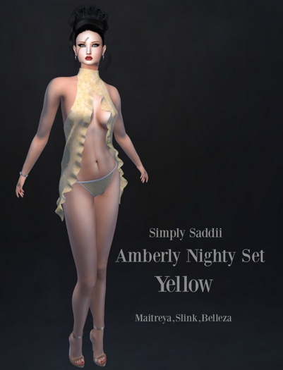 Simply Saddii-Amberly Set-Yellow