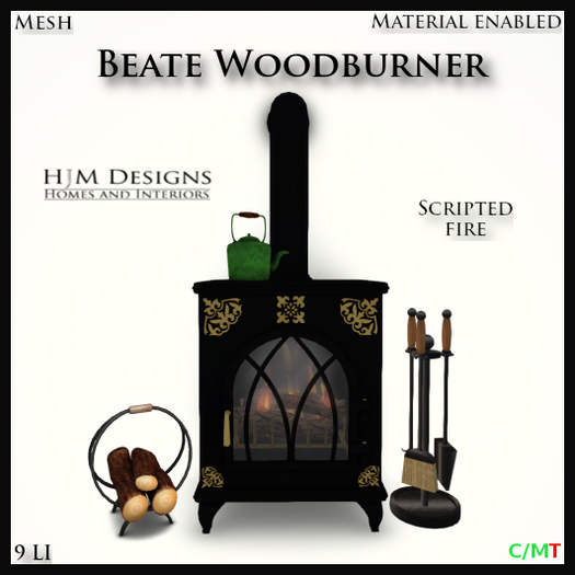 Beate Woodburner Boxed