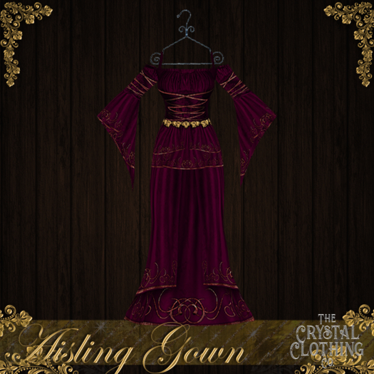 [CC Co.] Aisling - Gown - Wine