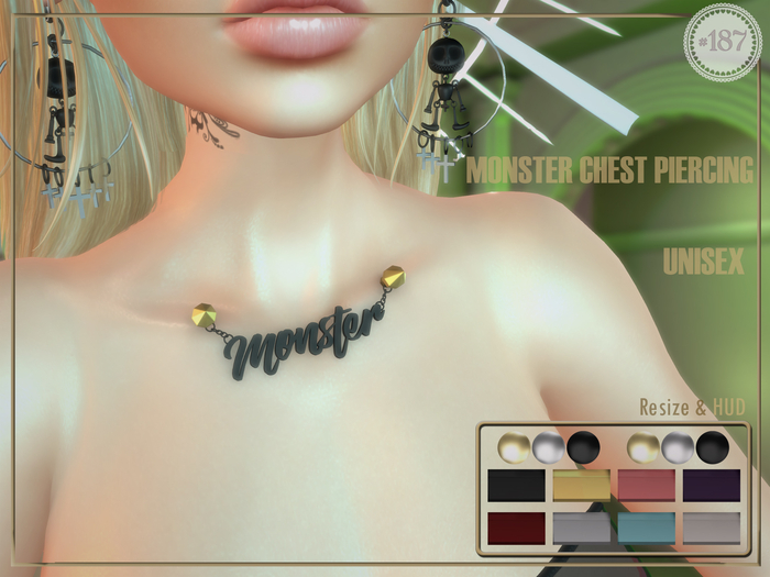 #187# Monster Chest Piercing BOX (Add Me)