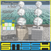 SMASH - Dreamland Topiary in Planter (Version: Snow)