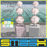 SMASH - Dreamland Topiary in Planter (Version: Pale Pink)
