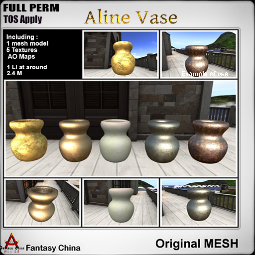Full Perm Vase 