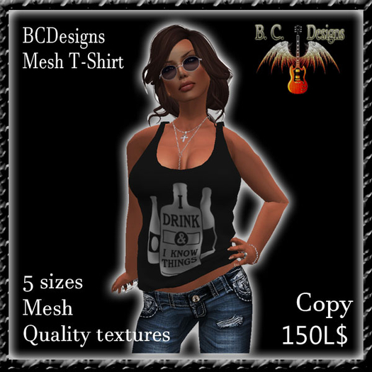 Mesh Ladies  tank top XLI Drink (Boxed)