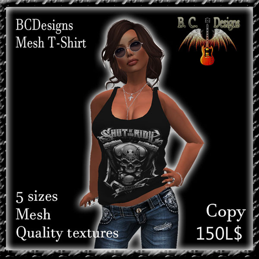 Mesh Ladies  tank top Lets Ride