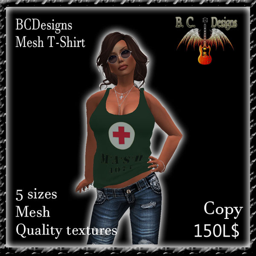 Mesh Ladies  tank top MASH (Boxed)